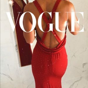 Jovani Red Dress US4